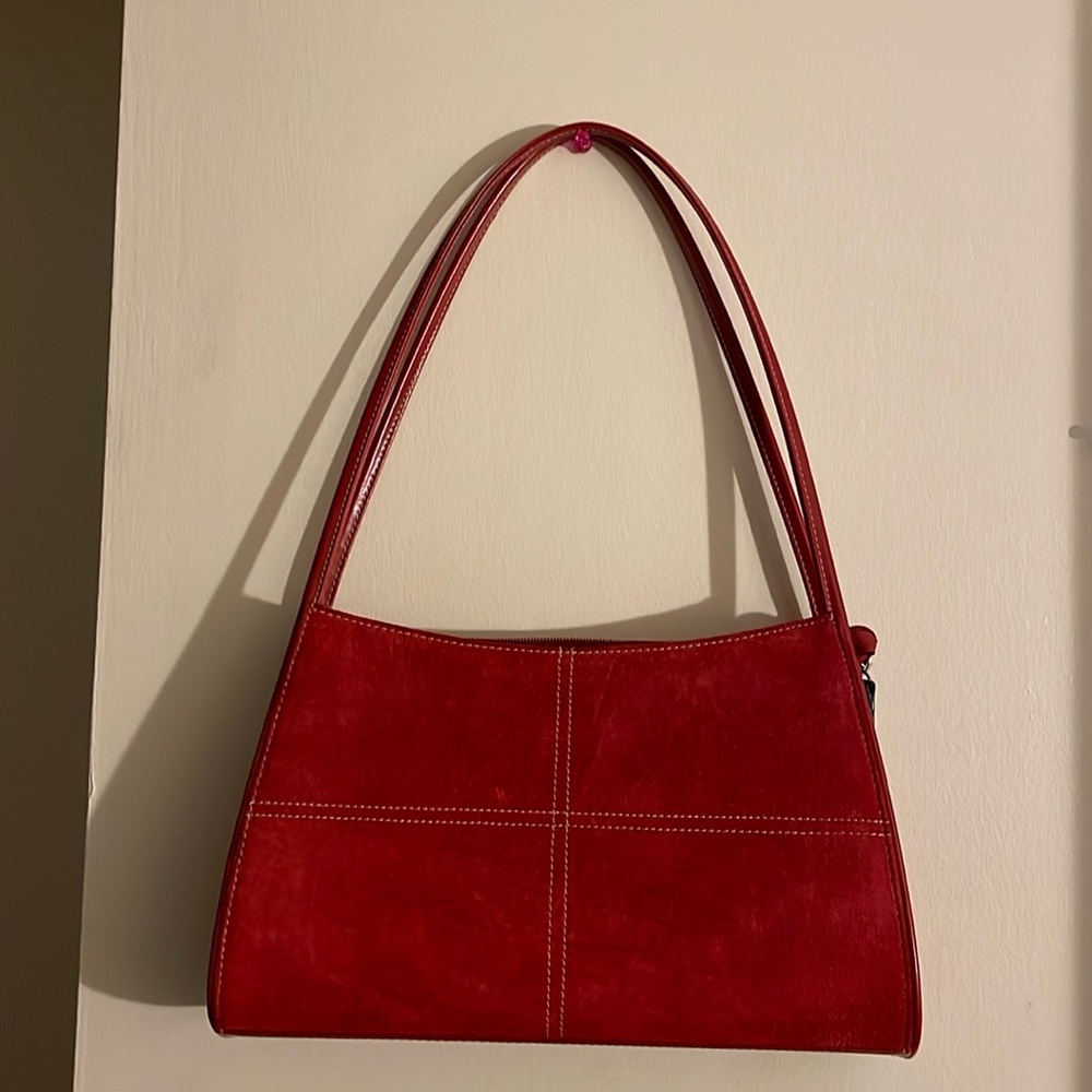 red genuine leather purse♥️‼️